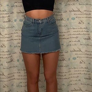 NEW Pacsun Jean Skirt